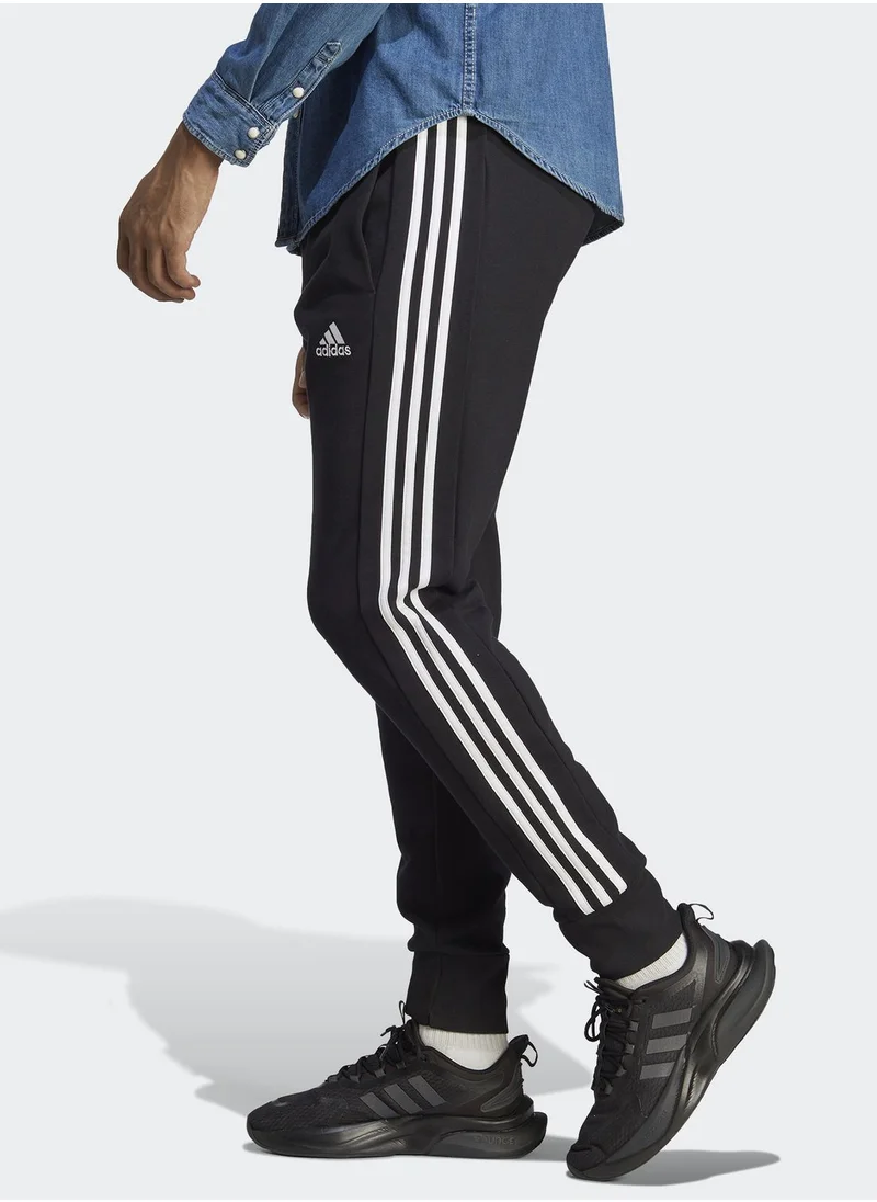 Adidas 3 Stripe French Terry Sweatpants