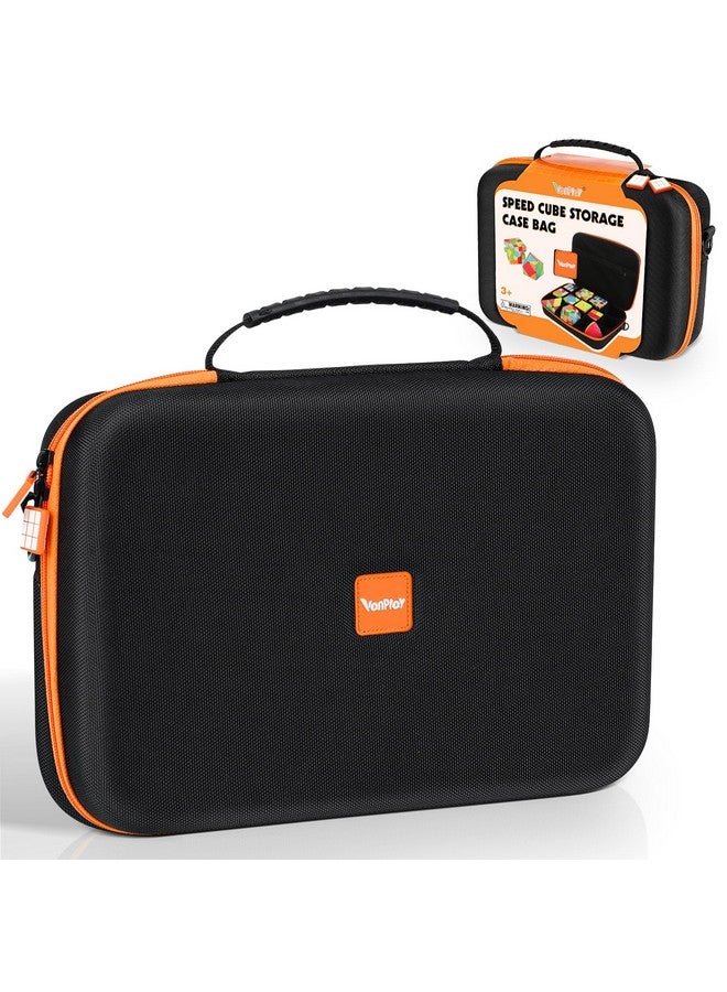 Vanplay Speed Cube Storage For Different Types Cube Fidget Toy, Hard Eva Case, Water-Resistant, Portable Travel Game Brain Teaser Fidget Toy With Inner Mesh Pocket, Shoulder (Case Only) - Image 1