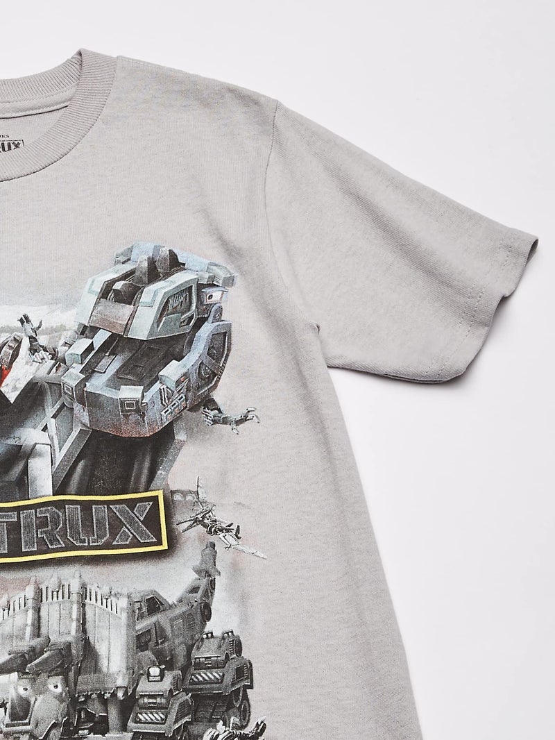 Freeze Dinotrux Little Boys' Short Sleeve T-Shirt Shirt, Silver, Medium/5-6 - Image 3