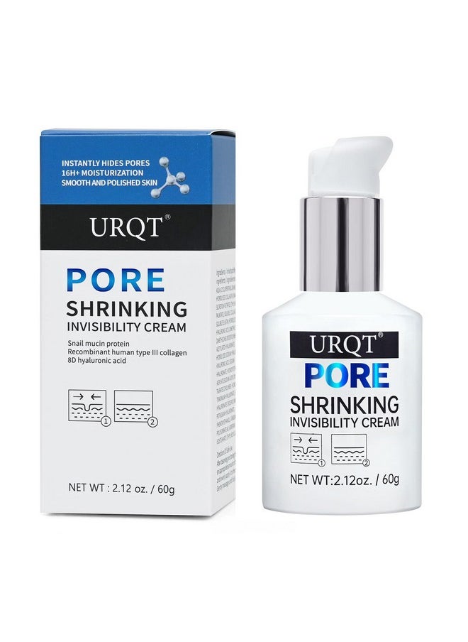 URQT - Pore Shrinking Invisibility Face Primer, Pore Invisible Cream, Instantly Conceals, Hydrates & Smooths -Radiant, Lightens Fine Lines, Oil Control Firming, Nourishing Soothing Base - Image 1