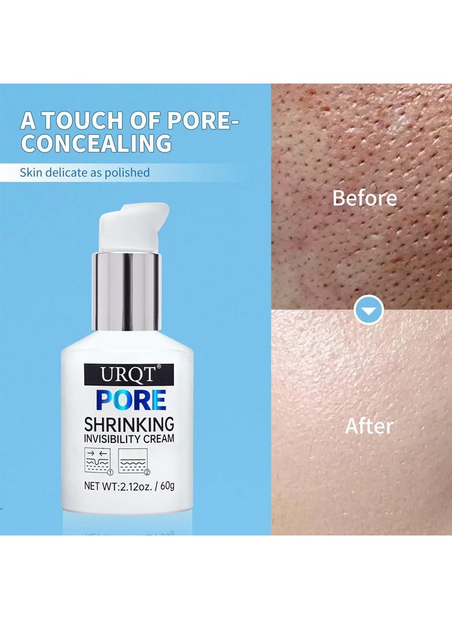 URQT - Pore Shrinking Invisibility Face Primer, Pore Invisible Cream, Instantly Conceals, Hydrates & Smooths -Radiant, Lightens Fine Lines, Oil Control Firming, Nourishing Soothing Base - Image 1