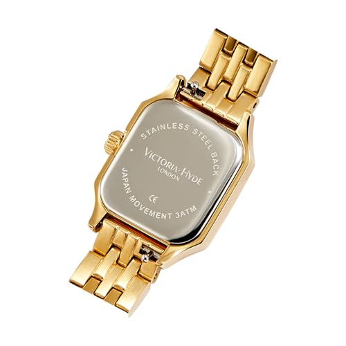 VICTORIA HYDE Womens Watch, Square Small Dial Watches for Women (Gold) - Image 3