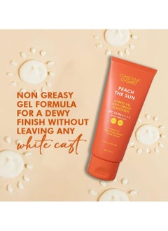 CONSCIOUS CHEMIST SPF 50 PA++++ Sunscreen | 50g | For Oily Skin, Gel With Vitamin C, Rice Water & Peach Extract | Hybrid Lightweight for All Skin Types  - Image 2