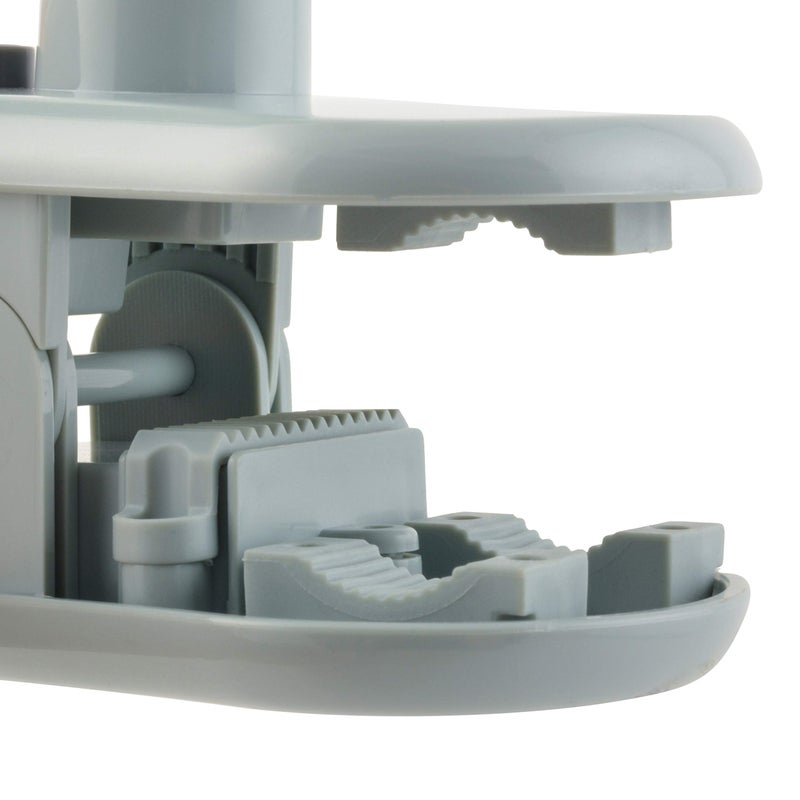 O2COOL 4 Inch Clip On Stroller Fan, Portable Battery Operated for Outdoor, Car Seat and Baby Crib. Flexible Neck and Adjustable Head for Multi-directional Cooling (Grey) - Image 5