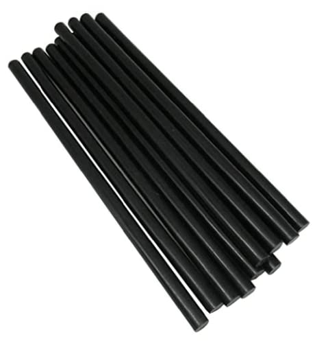 LIUSM 18 Pack Black Hot Glue Sticks,0.43 X 7.48 Inch Hot Glue Sticks for Crafting,Home Decoration And DIY Art Craft - Image 1