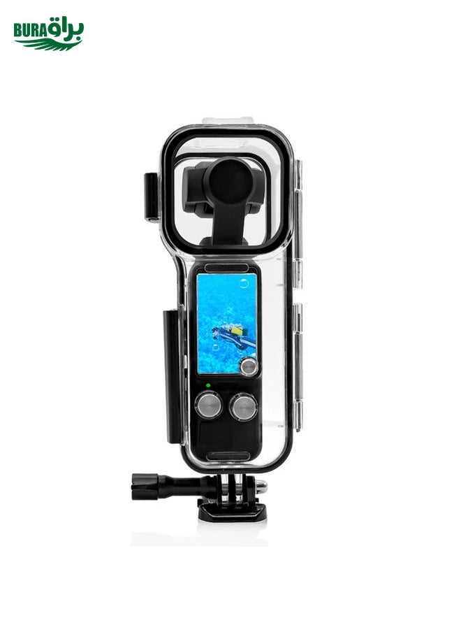 BURAQ For DJI Osmo Pocket 3 PULUZ 45m Underwater Waterproof Housing Diving Case (Transparent)  - Image 4