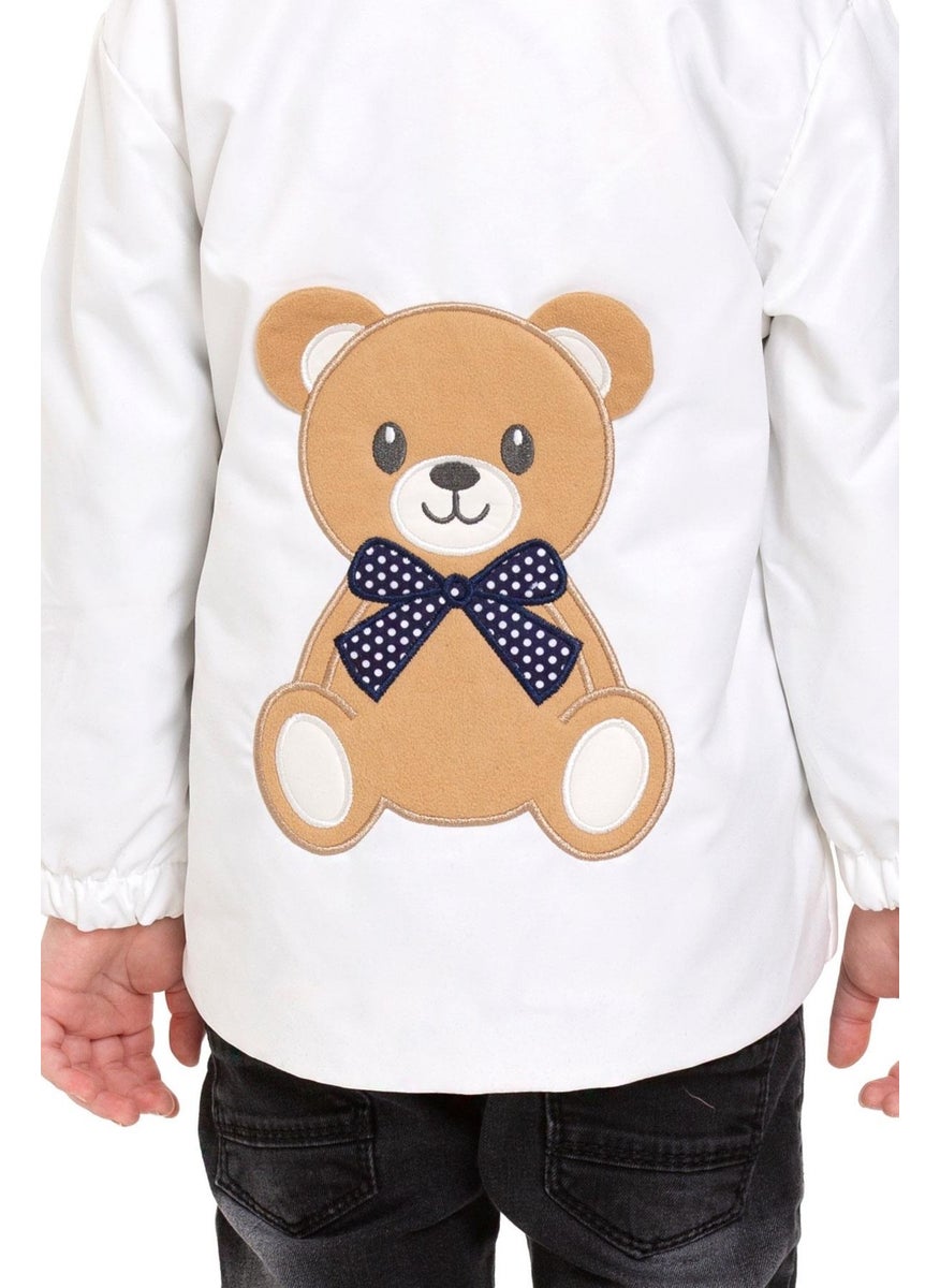 Hooded Long Sleeve Bear Printed White Color Boy Raincoat - pzsku/ZA374540F9C19A848F3B5Z/45/_/1737987269/c726c5c7-24fd-4fd1-9613-73b7e39edc7b