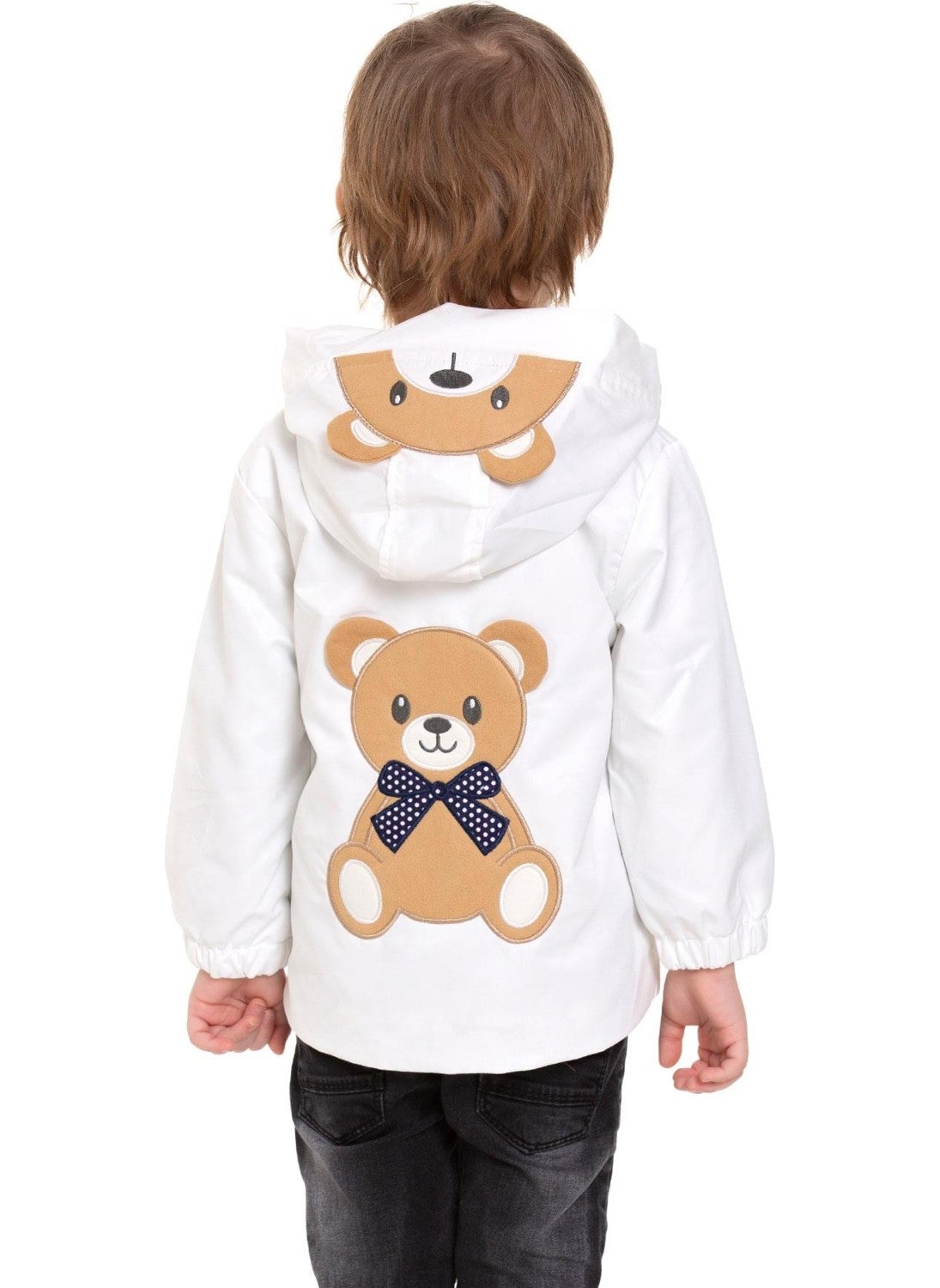 Hooded Long Sleeve Bear Printed White Color Boy Raincoat - pzsku/ZA374540F9C19A848F3B5Z/45/_/1737987438/d738a5e1-b1b0-4475-a3a5-b4bb2ad4f109