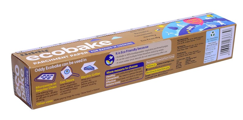 Oddy Uniwraps Oddy Uniwrap India Paper Baking Parchment with Cutter 1025 Inch x 20 m White - Image 3