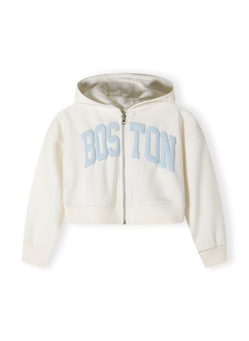 مينوتي طقم رياضي للبنات بجاكيت بطبعة وسروال واسع مريح - Image 4