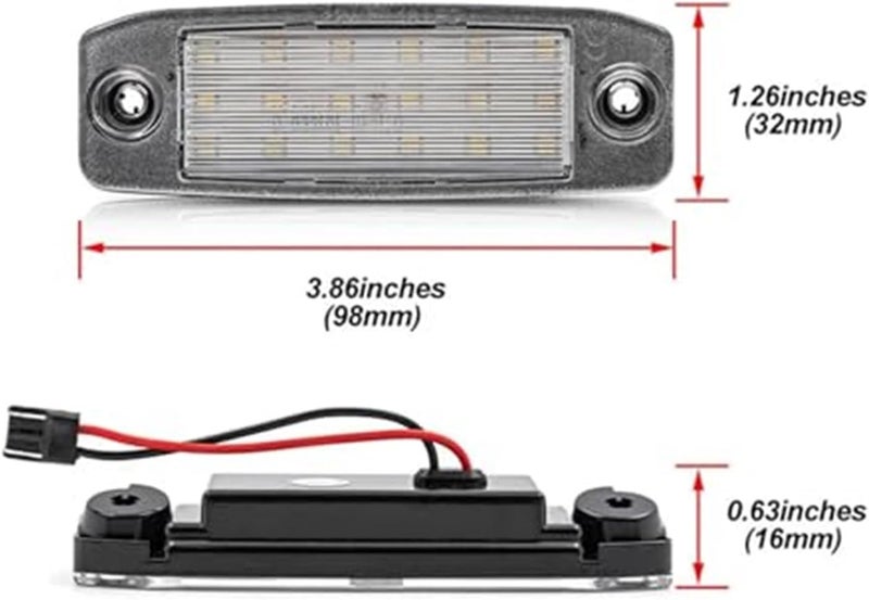 Wivplex SMD White License Plate Lights for Kia Sorento - Image 3