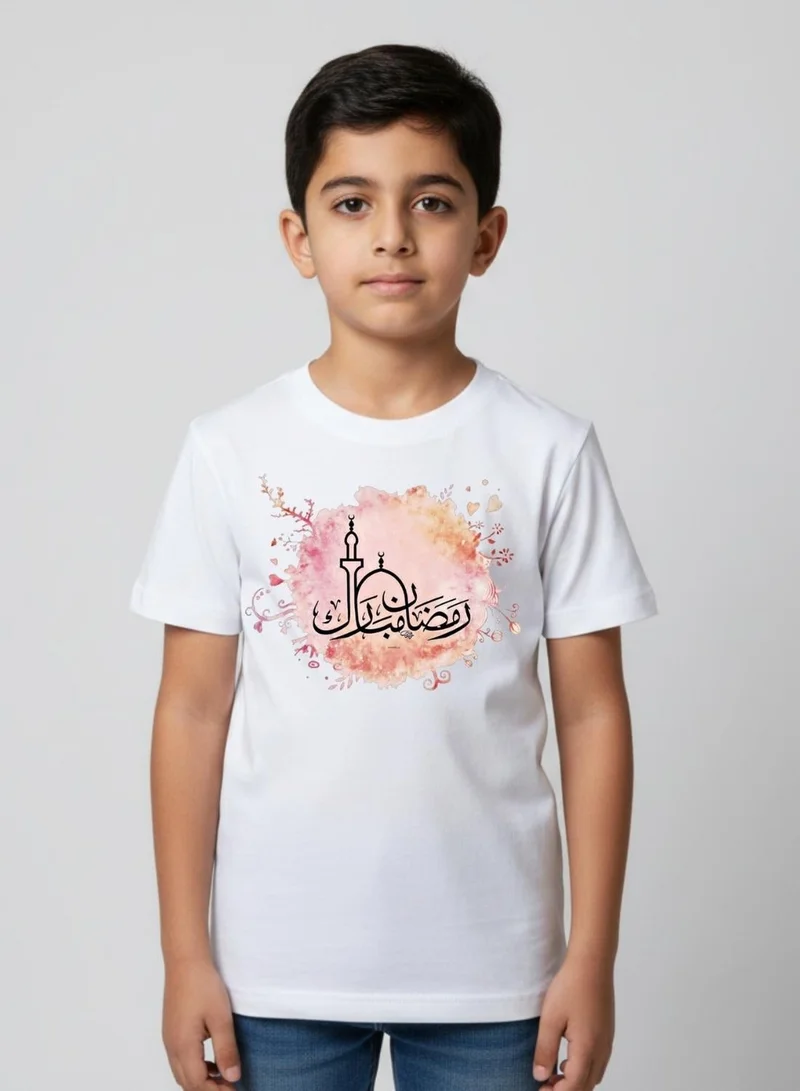 babyqlo Unisex Kids Arabic Eid Festival Cotton T-Shirt
