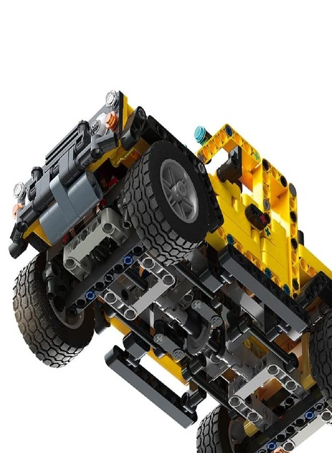 KONIGIN Play Game Off-Road Car Wrangler Toy Building Kit Build A Pickup Car MOC Technique Building Blocks Set and Engineering Toy Model Cars Kits for Kids (491 Pieces) - Image 4
