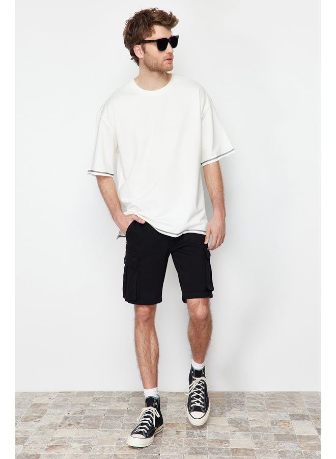 trendyol Black Cargo Pocket Shorts & Bermuda TMNSS20SR0177 - Image 3