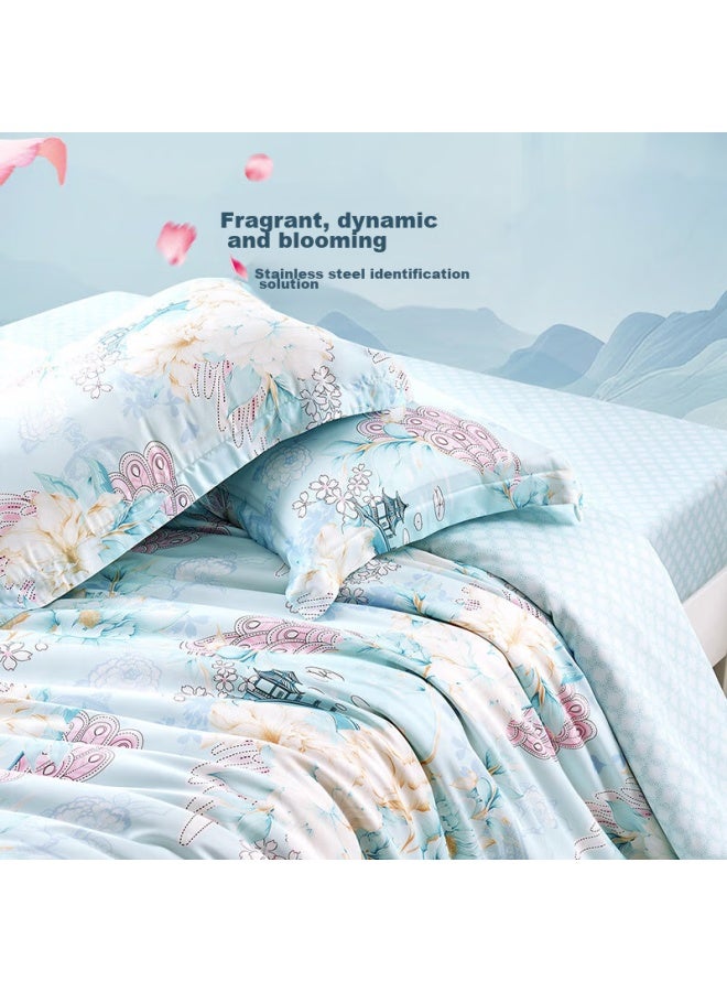 Fuanna Single Duvet Cover, 60s Lyocell Tencel Summer Printed Duvet Cover, Cool-feeling Single Duvet Cover - Image 3