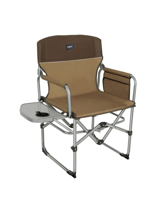 DPT Camping Chairs for Trips, Camping Chair, Brown Light, Size 83*60*50*44*92 Cm - Image 1