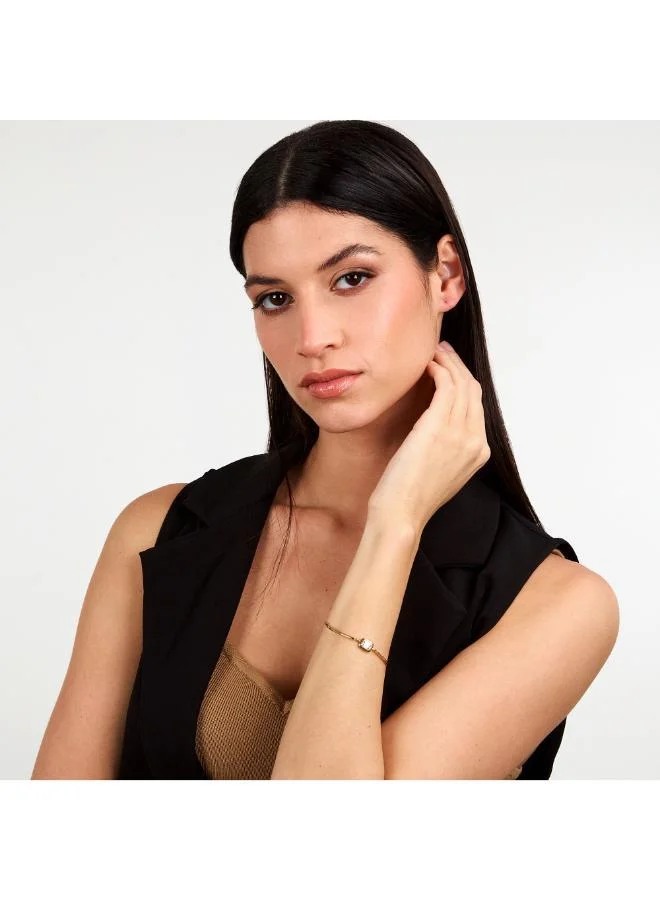 TRUSSARDI  Tjaxa23 T-Design Bracelet for Women | Best Price UAE