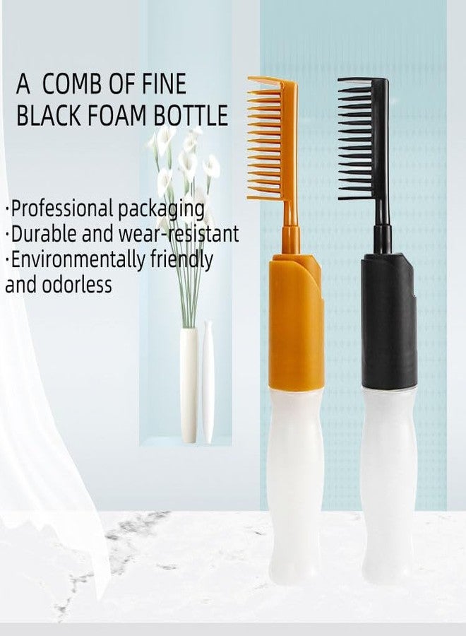 QUIRA Empty Hair Dye Bottle Hair Dye Applicator Bottle with Comb Hair Dyeing Coloring Conditioning Tool 110ml (Black) - Image 2