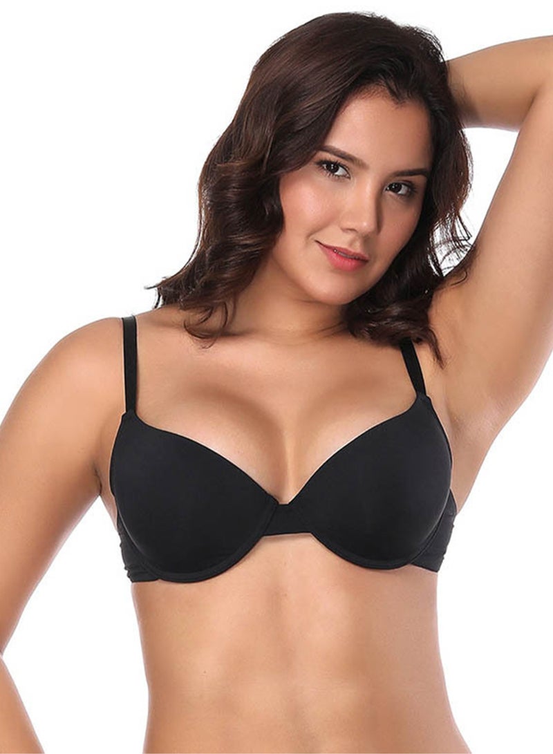 Women Classic Smooth Bra Full Figure Everyday T Shirt Comfort Bra For No-Show Lines With Underwire - Image 3