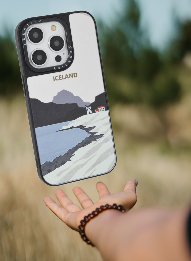 Casetify iPhone 14 Pro Cover Luxury Plating Embossed Hard Phone Case Tempered Glass Back Cover - Image 3