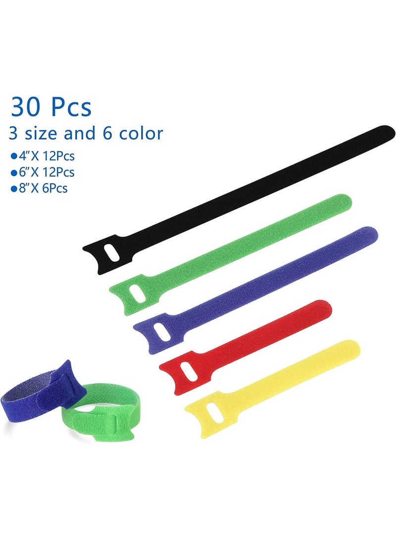 Relex Cable Management Kit, Cable Organiser for Home Office TV PC: 4 Cable Tubes, 35 Cable Holders, 10 Cable Clips, 40 Nylon Cable Ties, 5 Rolls of Velcro Ties, 200 Quick Cable Ties, 10 Bases - Image 5