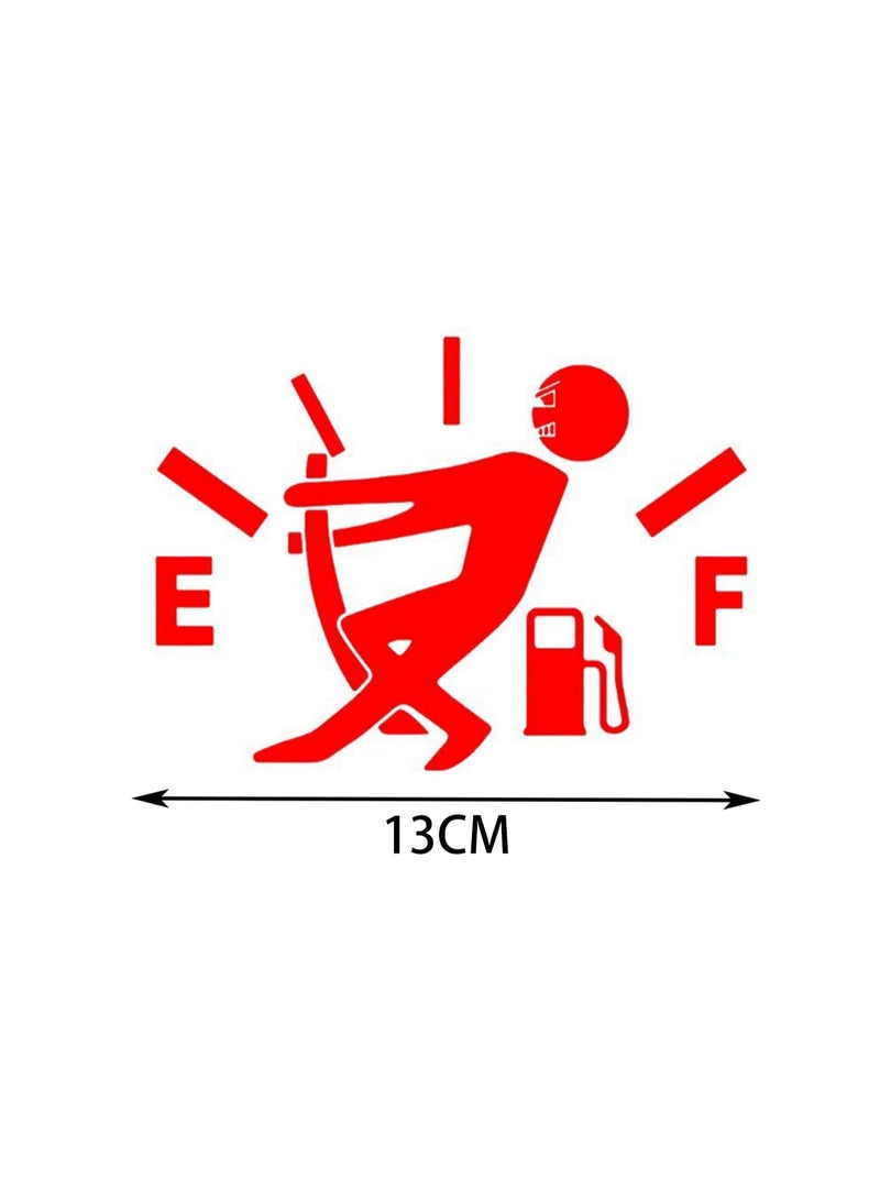 Red Fuel Tank Cap Stickers Personalized Car Stickers Decals And Bumper Stickers Universal Car Decals Stickers, Waterproof And Sun-Proof - Image 2