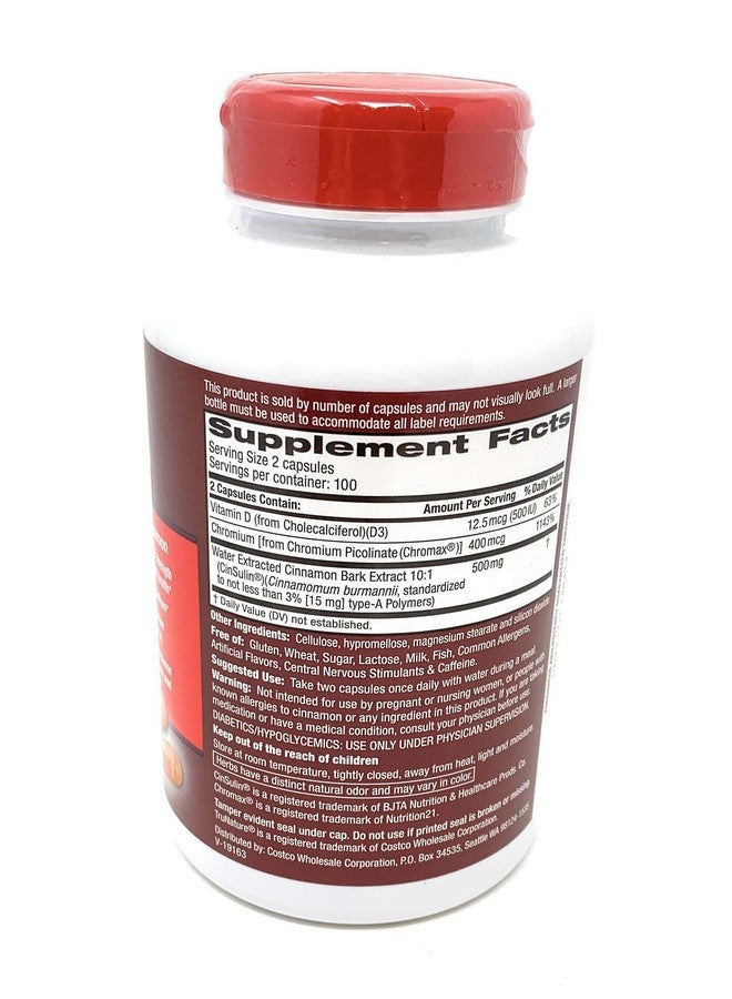 TruNature Advanced Strength Cinsulin, Cranberry, 200 Count - Image 2