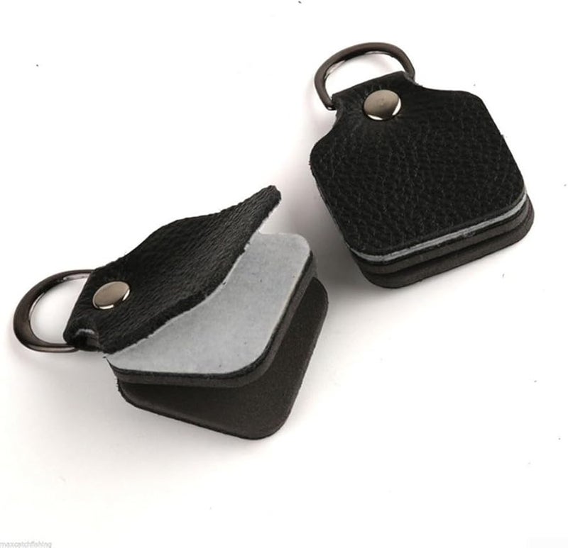 Reusable Leather and Cotton Fly Drying Patch Holder Case for Dry Flies 1 Pack - Image 3
