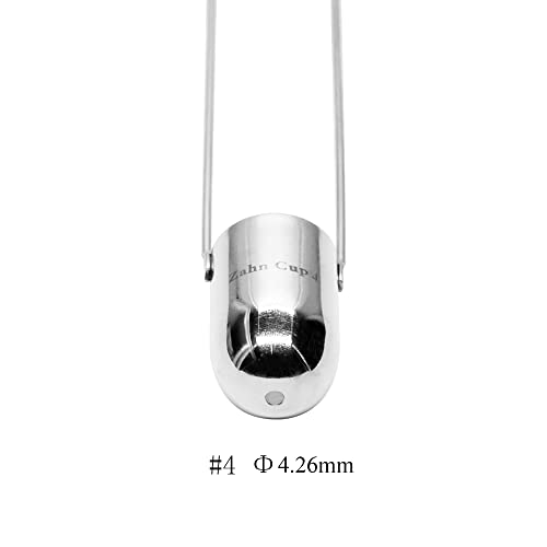BAOSHISHAN NO.4 Zahn Cup Viscosity Cup #4 Dip Type 44ml Stainless Steel Viscometer Flow Cup for Paint Finishes Oil - Image 2