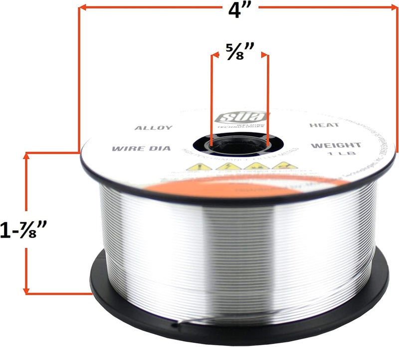 Sa - ER4043 - MIG Aluminum Welding Wire - 1 Lb x 0.030'' - Image 2