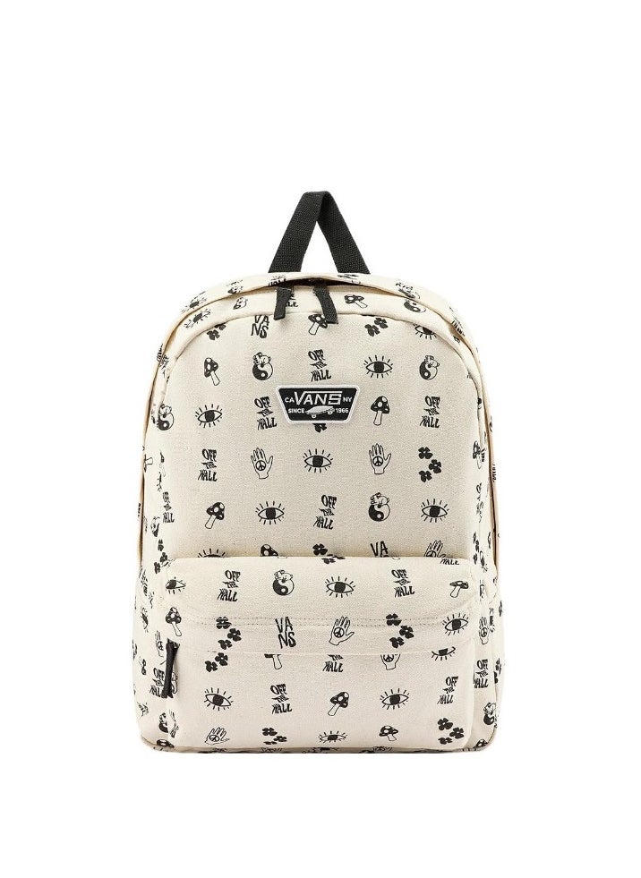VANS 【School season】 Printed Large Capacity Zipper Backpack School Bag Student Backpack Classic Backpack Laptop Backpack Colorful Backpack  - Image 1