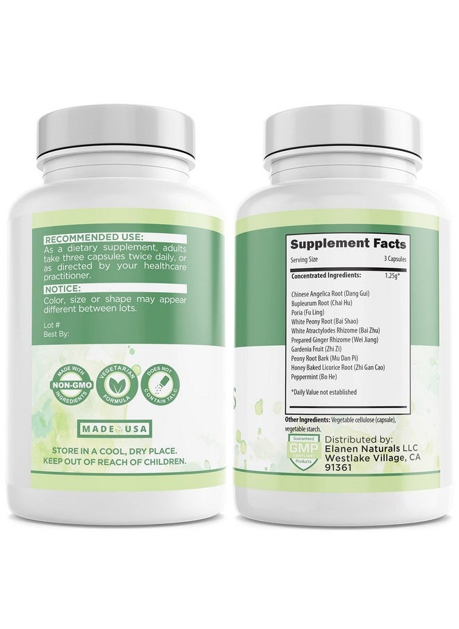 Elanen Naturals - Jia Wei Xiao Yao San Free And Easy Wanderer Plus 100 Vegetable Capsules - Image 1
