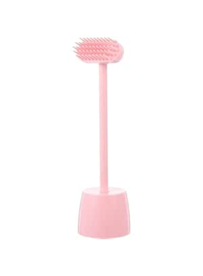 Light Pink Cat Grooming Massage Brush For Hair Removal And Itch Relief - Image 1