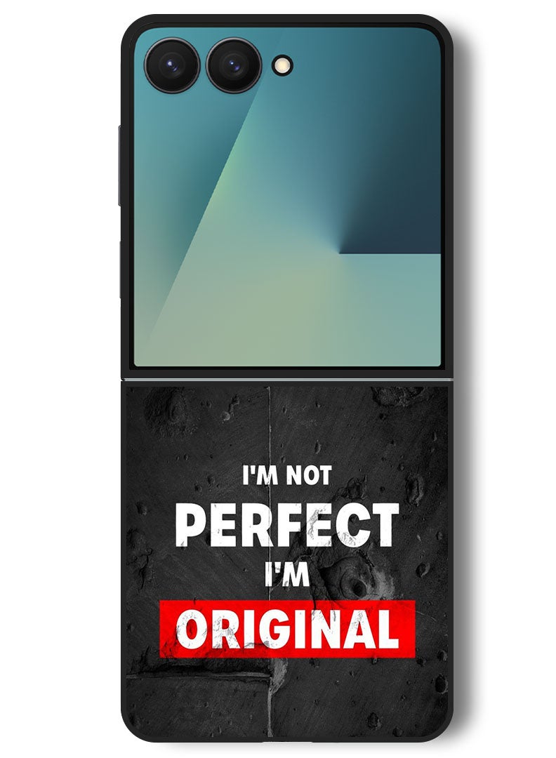 Theodor Case Compatible with Samsung Galaxy Z Flip 7 - 6.9 Inch Protection Shockproof Bumper Cover Illustration Dubai - Image 1