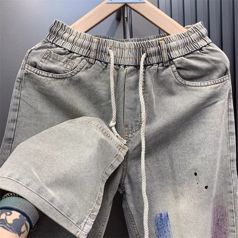 Unisex Classic Denim Jeans Loose Fit Daily Outdoor Wear - Image 5
