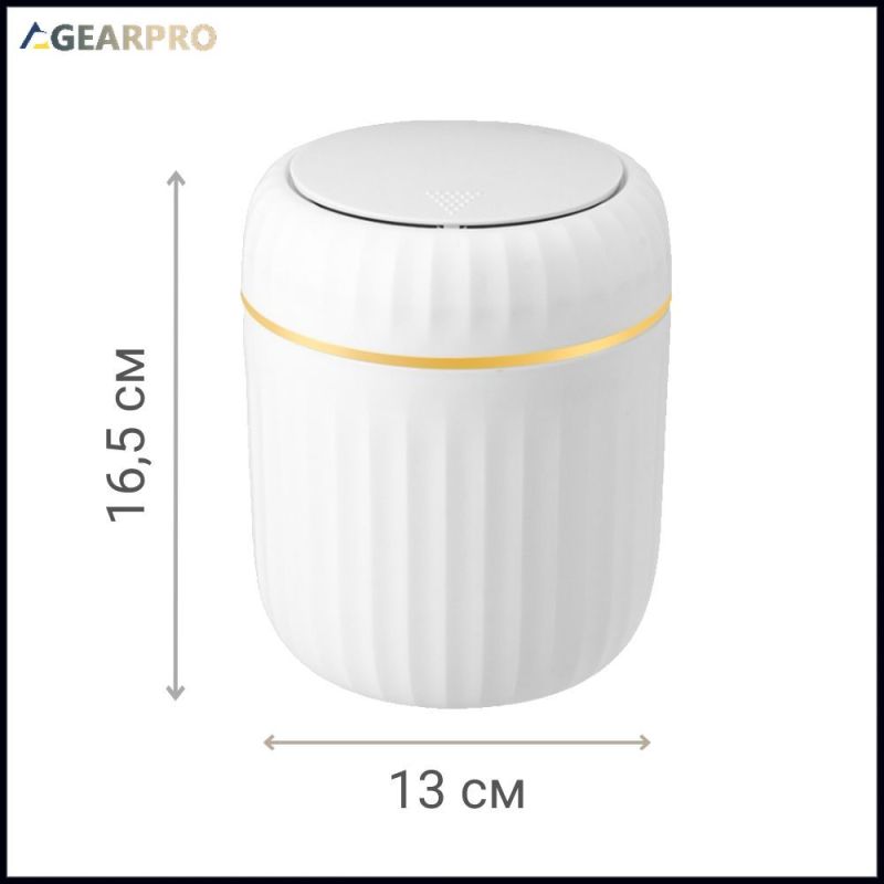 Desktop small waste bin container, 1.5 L, 1 piece - Image 2