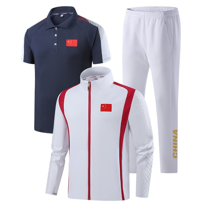 Chinese Team Sportswear Appearance Clothing Men'S And Women'S Sports National Clothing New Sports Three-Piece Set Martial Arts Sportswear - Image 5
