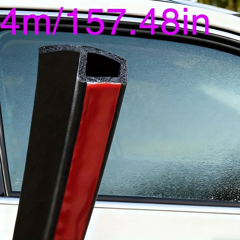 Automotive Z Type Sealing Strip 4M Soundproof Waterproof Gutter With Adhesive Backing - Image 1