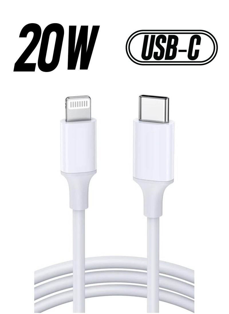 ELTRAZONE iPhone Charger Cable [MFi Certified] USB-C to Lightning Cable | Fast Charging Power Delivery (PD) 20W | Compatible with iPhone 14, 14 Pro, 14 Plus, 14 Pro Max, iPad Pro, iPhone 8-13 All Series - Image 1