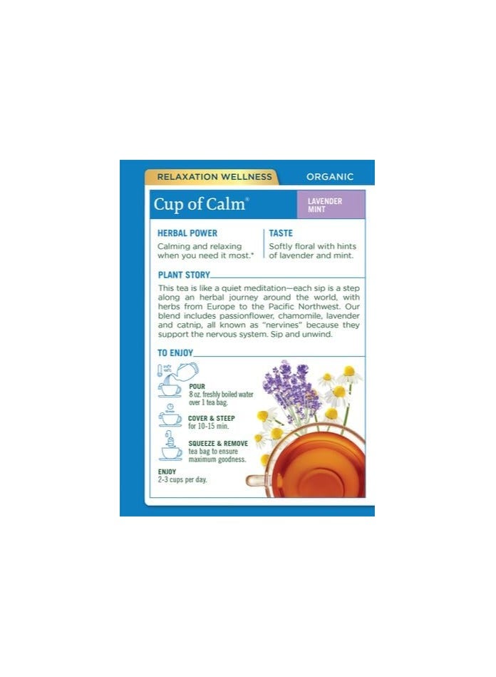 Tm Traditional Medicinal Cup Of Calm, 16 Tea Bags - Image 2