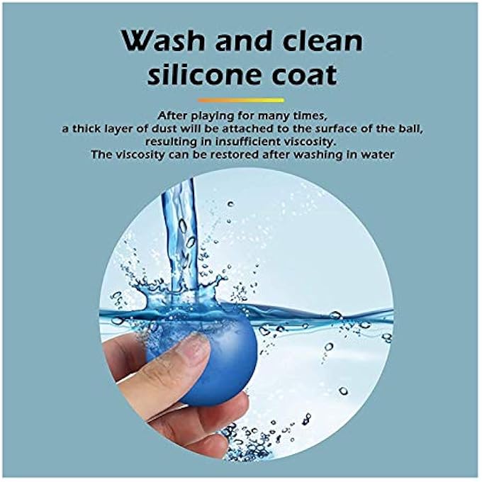 Balls Fluorescent wall sticking sticking target decompression, sticking wall , 1/2/3/4 PCS sticky stress creeps and glows in the dark, used for ADHD, OCD, anxiety (4) (Size : 45mm) - Image 5