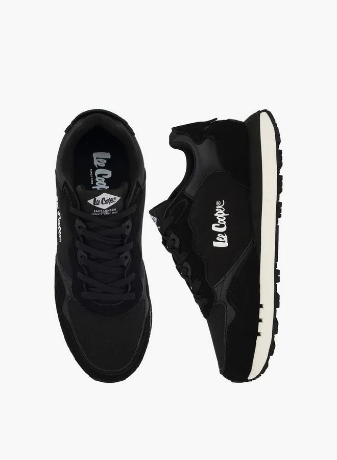 Women Panelled Lace-Up Ankle Sneakers
