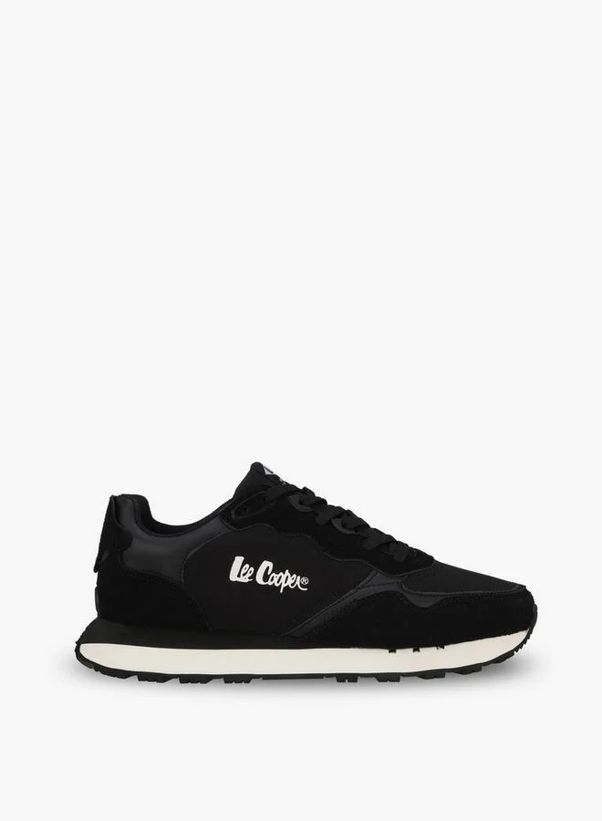 Lee Cooper BLACK Women Panelled Lace-Up Ankle Sneakers for Women | Best Price UAE