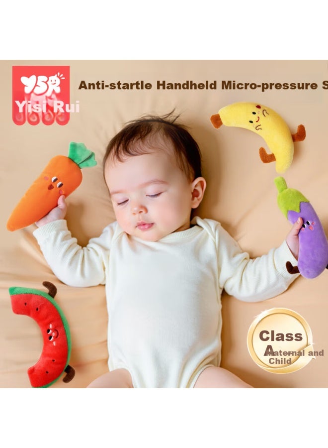 Ysr Baby Anti-startle Hand-held Carrot Newborn Soothing Toy Baby Teething Plush Doll Sleep Soother - Image 1