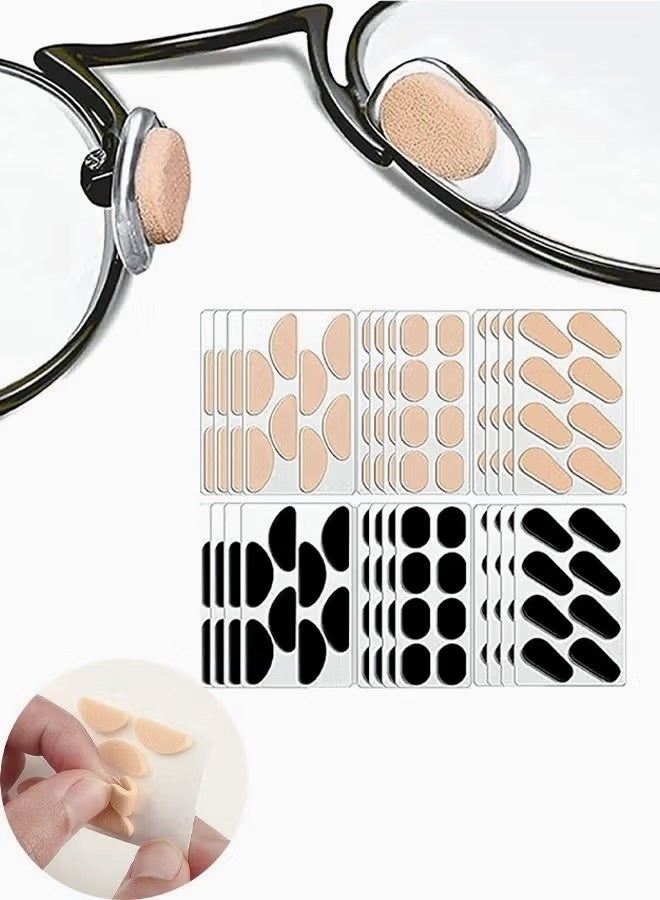 rocooart 96 Pcs Glasses Nose Holder Soft EVA Sponge Pad Comfortable and Lightweight, No Pressure Marks, Nose Holder Not Take Off Makeup, and Non Slip Frame Nose Patch (1.5 mm) - Image 1