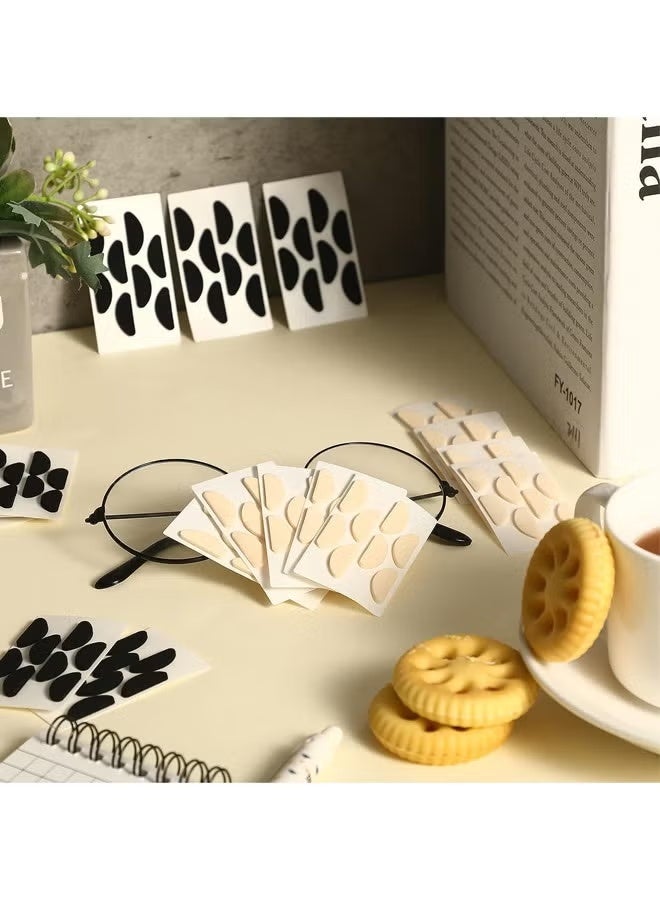 rocooart 96 Pcs Glasses Nose Holder Soft EVA Sponge Pad Comfortable and Lightweight, No Pressure Marks, Nose Holder Not Take Off Makeup, and Non Slip Frame Nose Patch (1.5 mm) - Image 4
