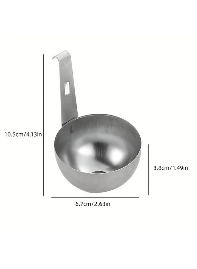 Hangable Poached Egg Cooker With 2pcs Poached Egg Cups For Easy Cooking Poached Egg Pot - Image 3