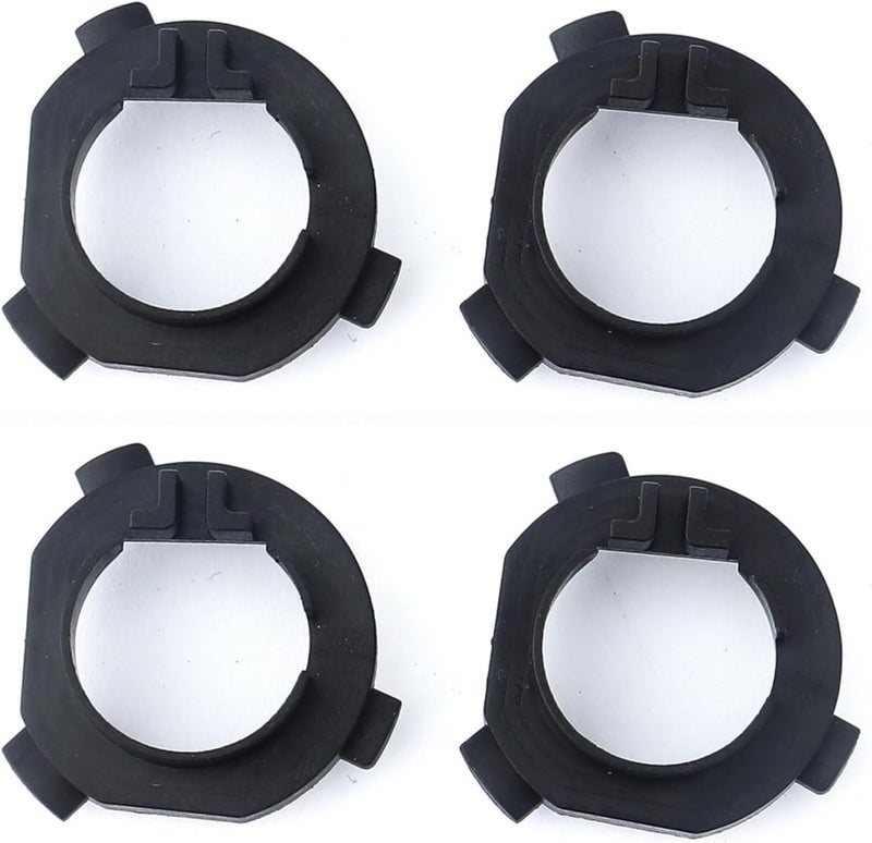 Wivplex 4Pcs H1 LED Headlight Holder Adapters for Hyundai K7 Cadenza and H1 Wagon Lamp Base - Image 1