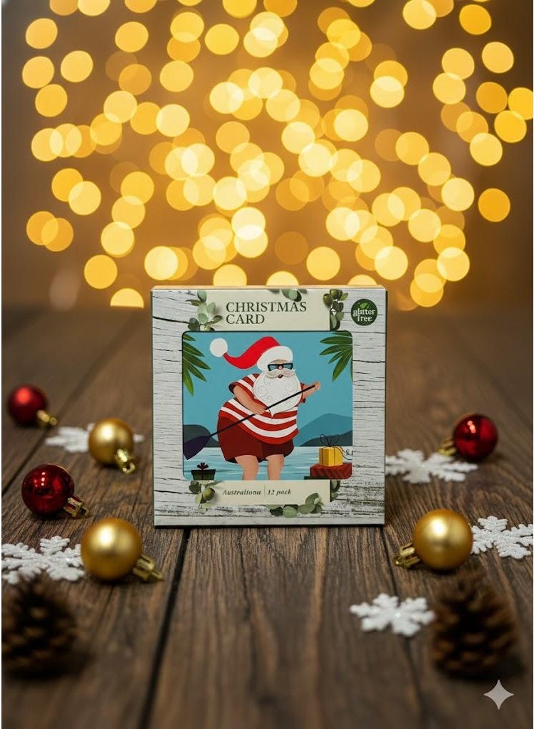 Christmas Greeting Cards – Box of 12 Cards (6 Cards per Design) – Assorted Festive Designs - Image 4