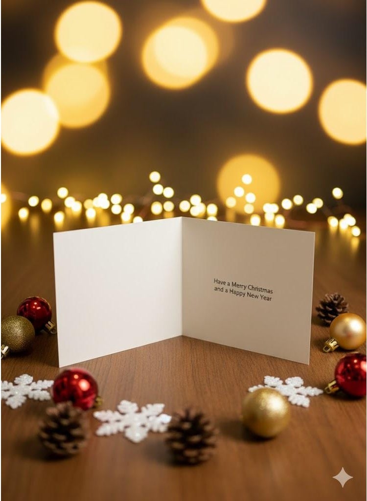 Christmas Greeting Cards – Box of 12 Cards (6 Cards per Design) – Assorted Festive Designs - Image 3